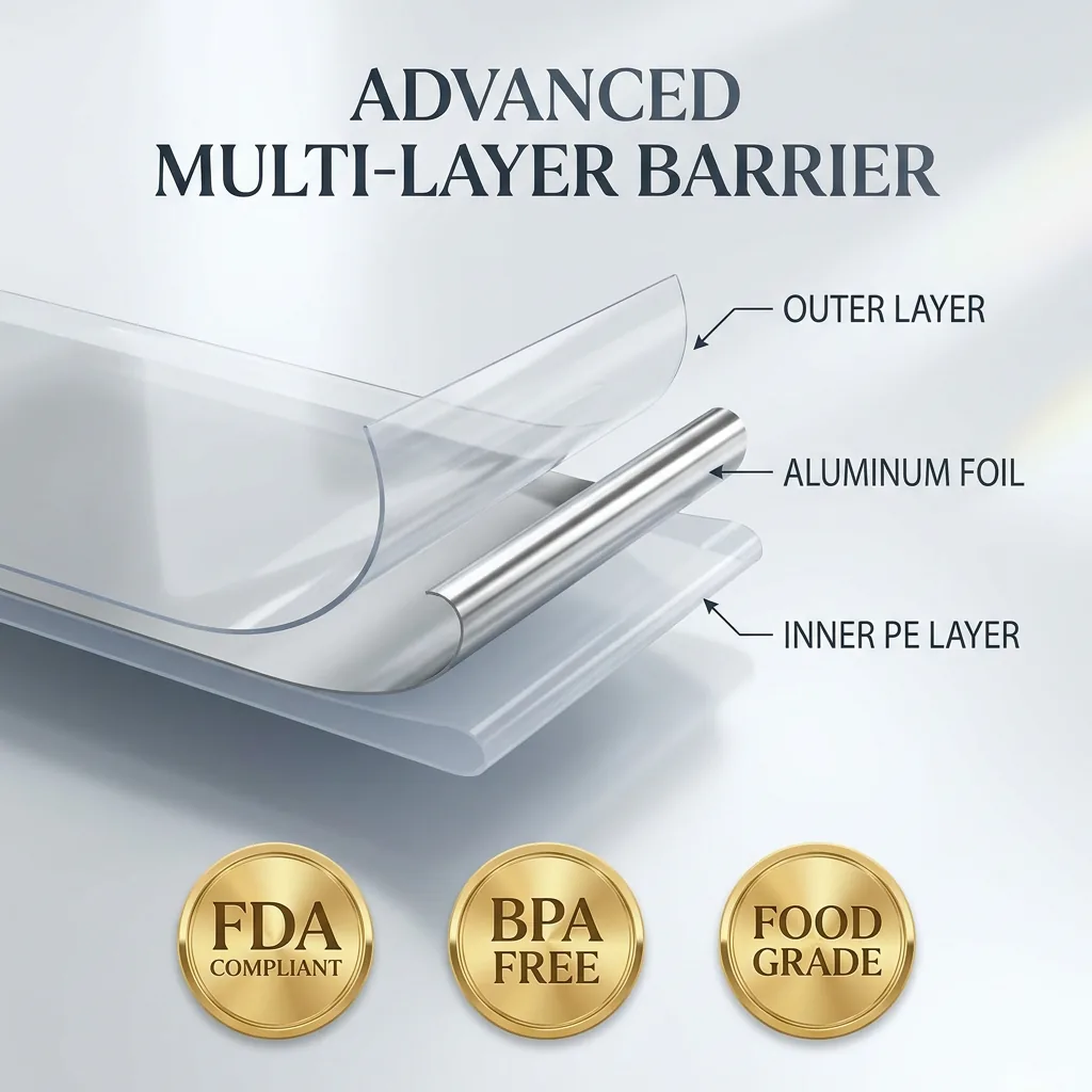 Short-Run Custom Printed Stand-Up Ziplock Food Pouch