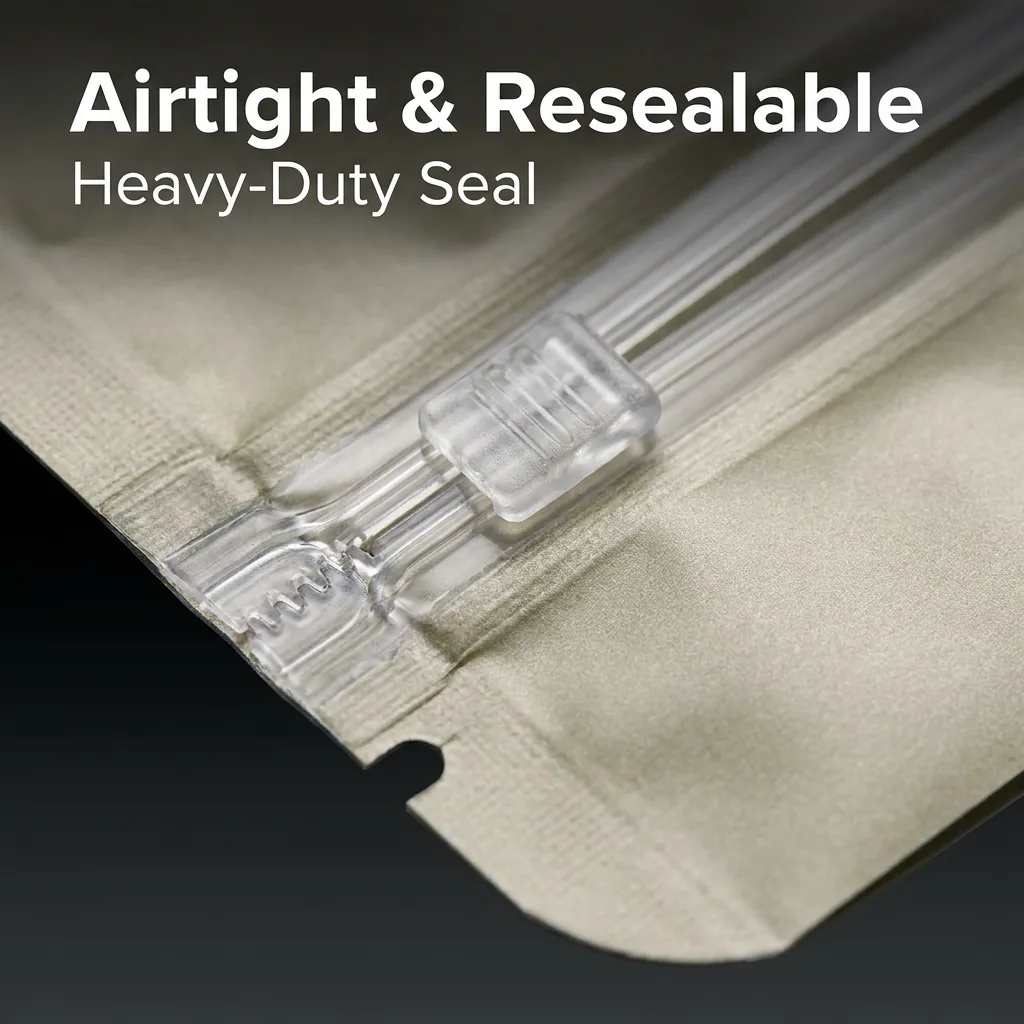 Short-Run Custom Printed Stand-Up Ziplock Food Pouch