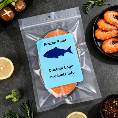 Smooth High-Barrier Vacuum Bag for Chamber Sealers — Custom Printed