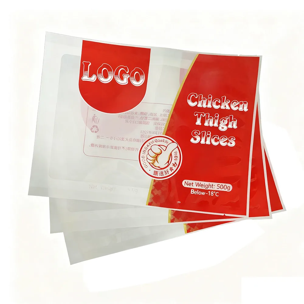 Smooth High-Barrier Vacuum Bag for Chamber Sealers — Custom Printed