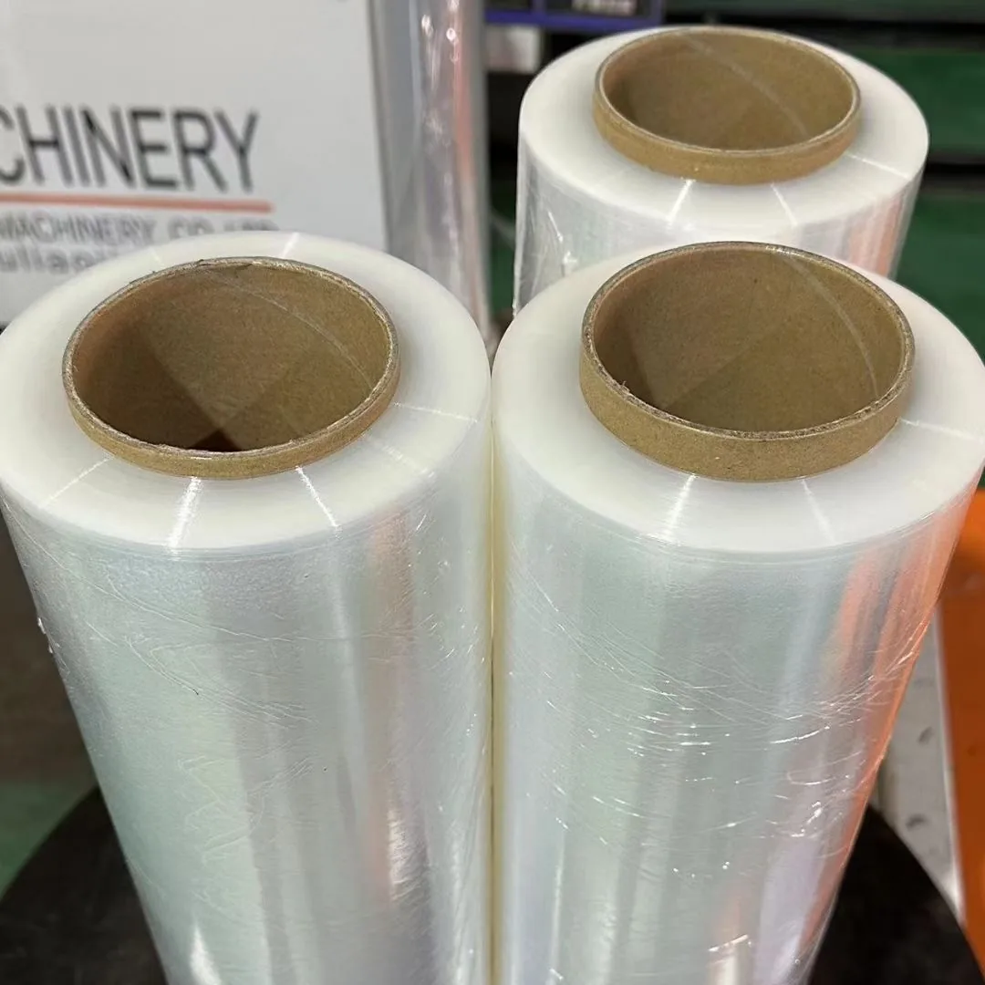 Soft LLDPE Pallet Stretch Film 20 Micron High Tensile Clear High Gloss Cling Wrap Rolls 500mm X 300m Supermarket Grocery