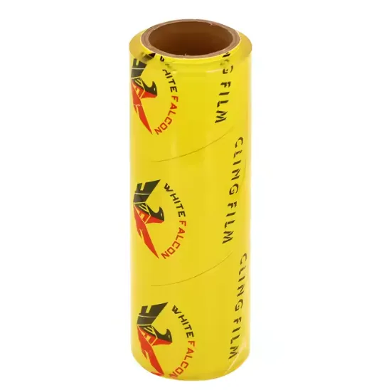 Soft Moisture Proof Blow Molding Food Wrapping PVC Stretch Cling Film Food Grade 9mic X 300mm