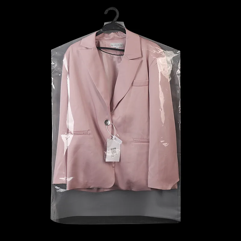 Spot Goods Long Dress Covers Garment Bags for Hanging Clothes Plastic Suit Bags Dust-proof Garment Bags for Coat Gowns Dresses
