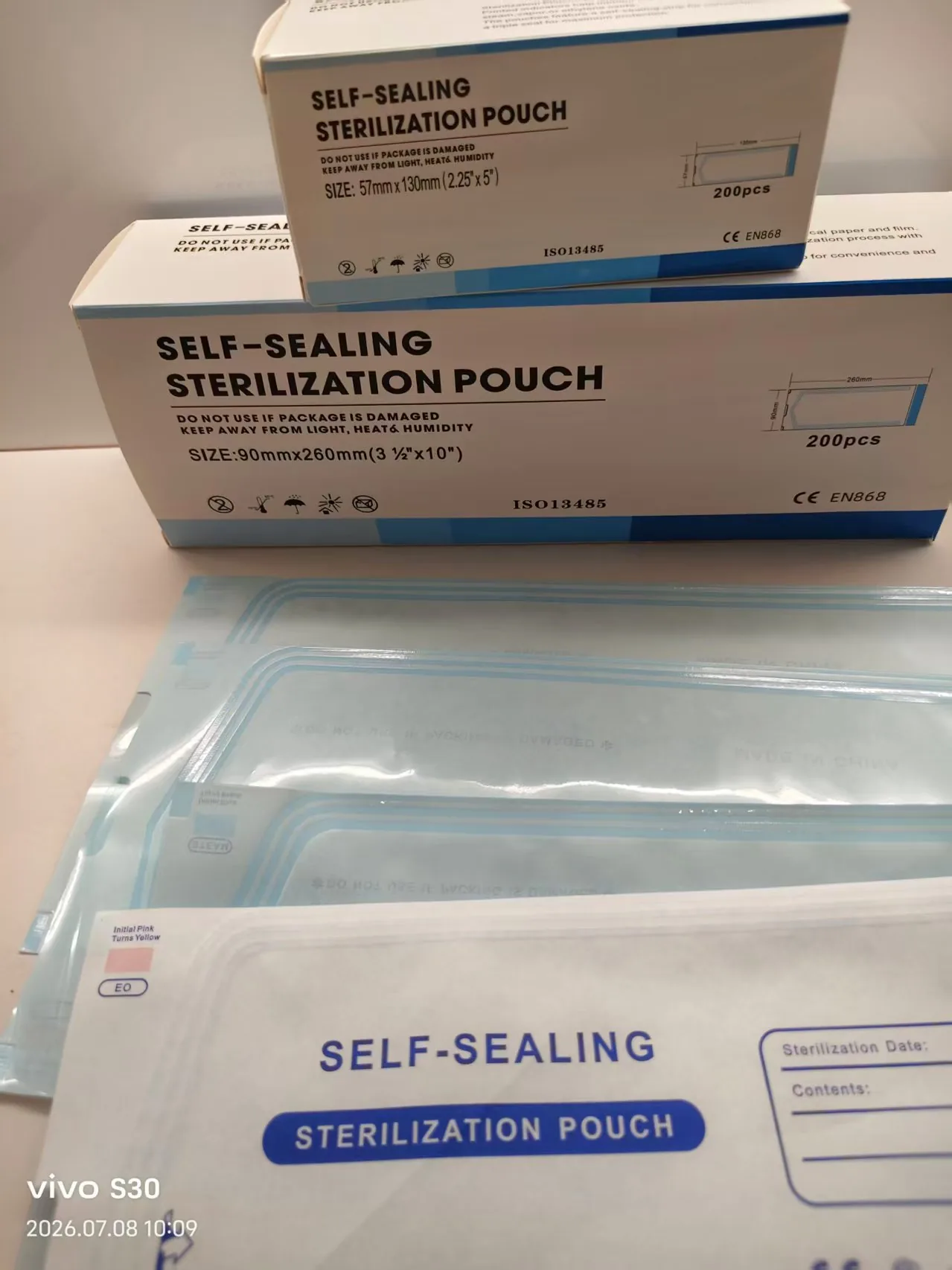 Sterilization Pouch and Autoclave Bags Heat Resistant Steam Sterilization for Dental and Oral Instruments