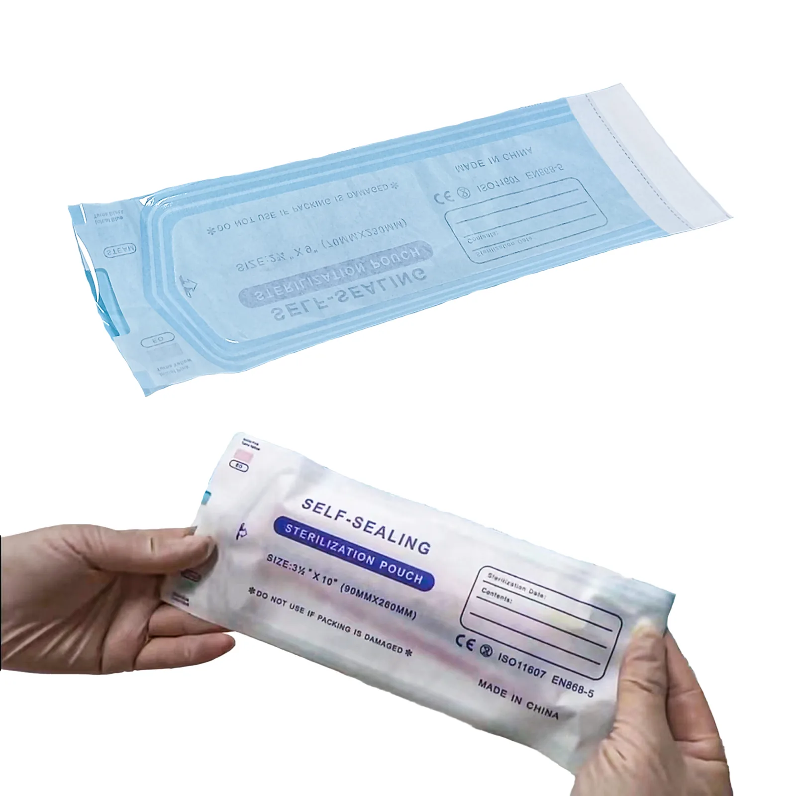 Sterilization Pouch and Autoclave Bags Heat Resistant Steam Sterilization for Dental and Oral Instruments