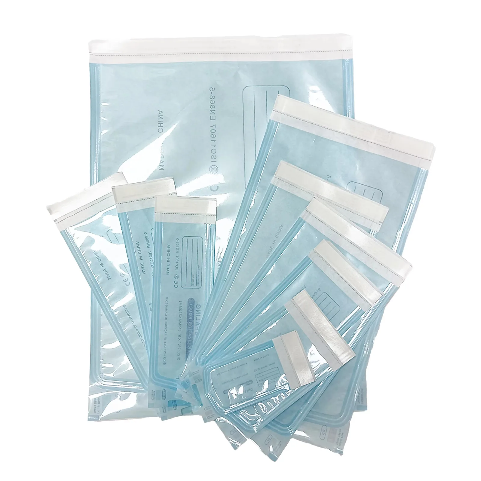 Sterilization Pouch and Autoclave Bags Heat Resistant Steam Sterilization for Dental and Oral Instruments