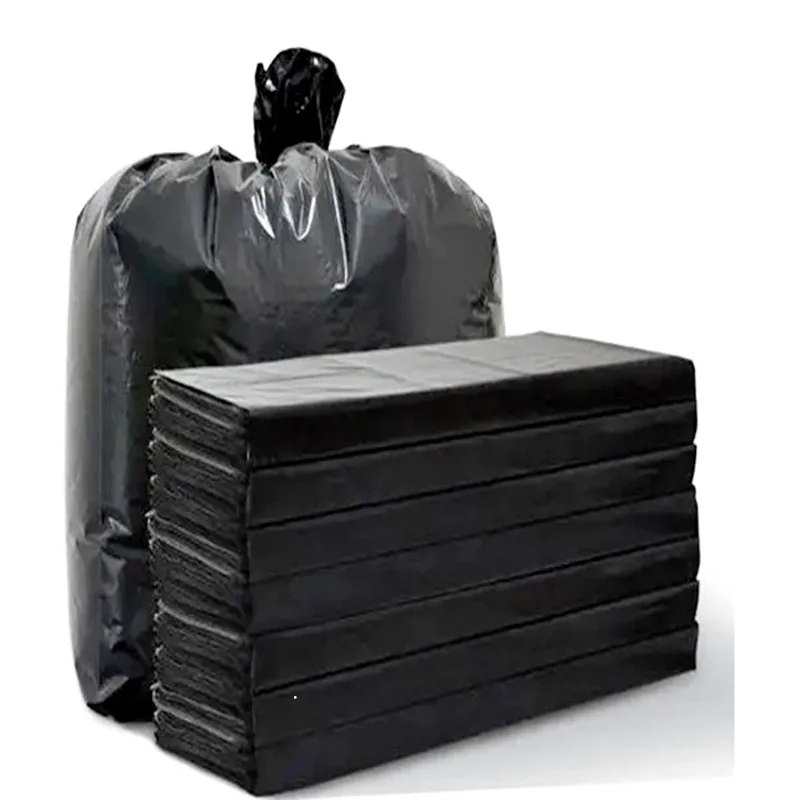 Support Customization Big Bags Heavy Duty 33 42 55 60 Gallon Black Contractor Plastic Garbage Trash Bag