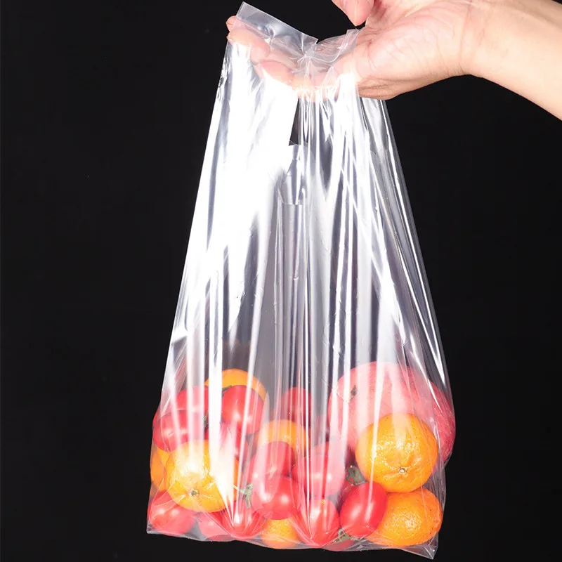 t Shirt Shopping Bag clear Vest Carrier Plastic Bag