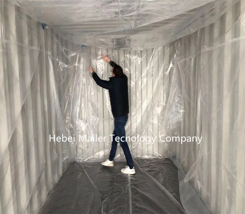 Tariff Relief Custom PE Film Dry Bulk Container Liner Bag for Fertilisers Seeds Powders Bulk Liner Bag in 20ft Container