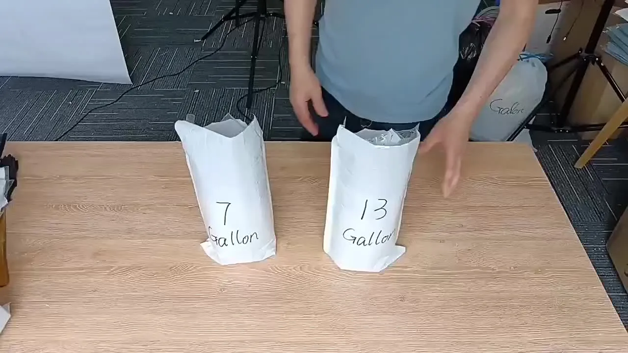 Thickened Drawstring Garbage Bags, extra Thick Household Kitchen Plastic Bags