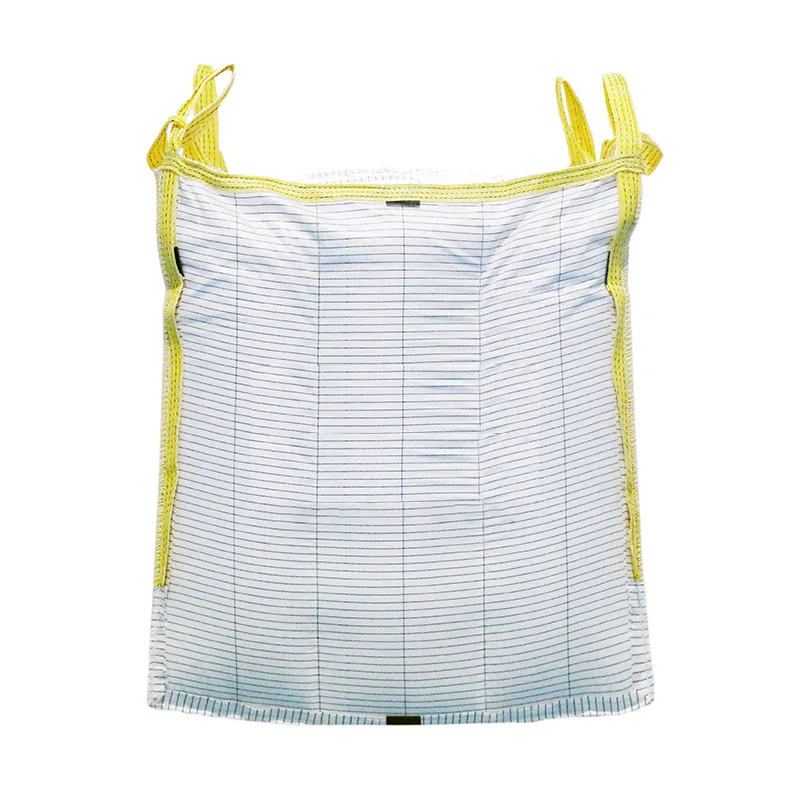 Type-C Top Opening Anti-Static Conductive Jumbo FIBC Bags, Breathable Woven 1000kg-1500kg