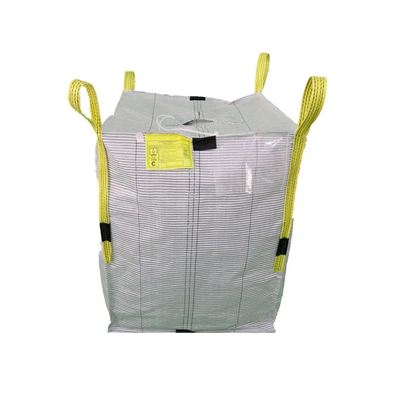 Type-C Top Opening Anti-Static Conductive Jumbo FIBC Bags, Breathable Woven 1000kg-1500kg