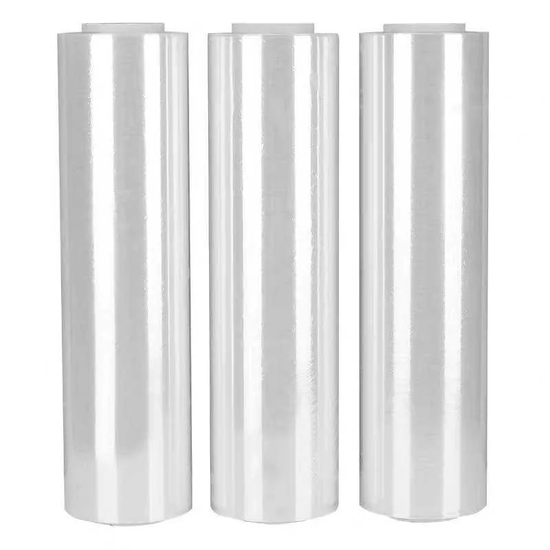 UV Stretch Wrap Pallet Wrap 50cm 23 Micron 1000 Ft Roll PE Industrial Pallet Wrap UV Resistant Stretch Film