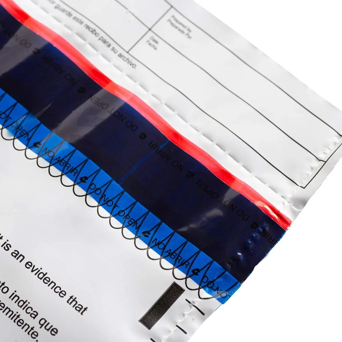 Vinyl Temper Evident Safe Tamper Proof Storage Bag Plastic Evidence Security Money Coin Secure Vinyl Bags With Seals