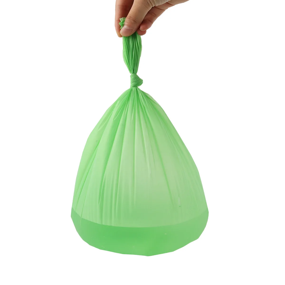 XH20260131-02 Corn Starch-Based Biodegradable Compostable Thickened Household Kitchen Toilet Flat Trash Bags